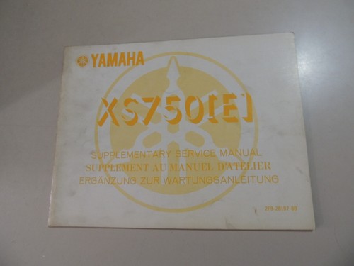 Werkstatthandbuch heft yamaha - heft,