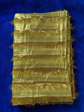 Gold Gelber Deko Stoff Basteln Neu