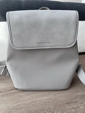 Kapten & Son Rucksack Tasche Grau Top Zustand