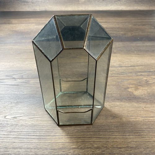 Vintage messing vitrine - vitrine, –