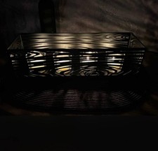 Kerzenhalter Wood Grain,mit 4 Gläsern für Votikerzen u. Teelichter, Breite 34 cm