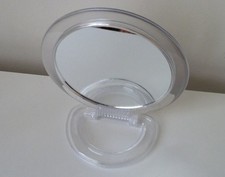 Kosmetikspiegel Spiegel  3-fach Vergrößerung mit Ständer klappbar Acryl Reise