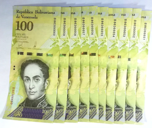 Banknoten venezuela x - banknoten,