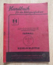 Mc Cormick Schlepper DED 3 Betriebsanleitung