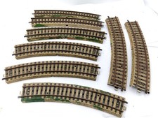 8  Stück 1/1 gebogene Gleise