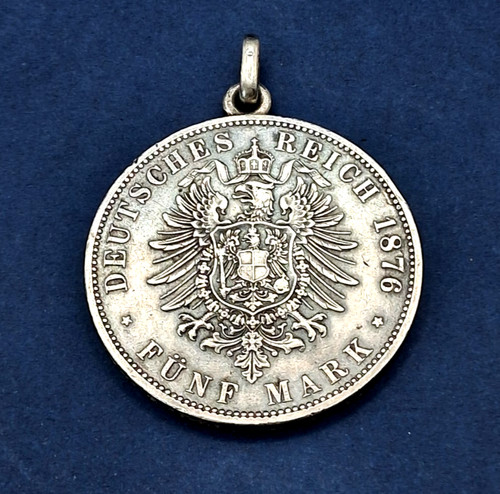 Antikes silber medaillon - silber, 5