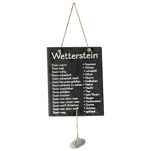 Wetterstation stein auf - wetterstation,