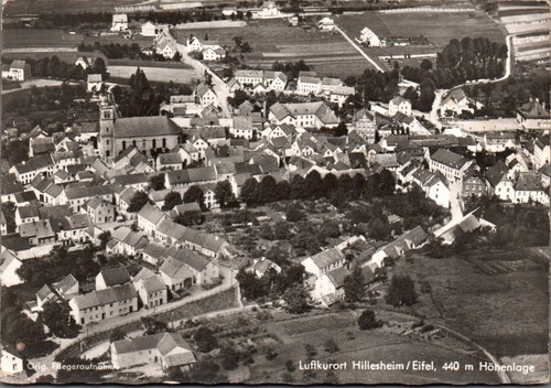 Hillesheim eifel panorama - ak,