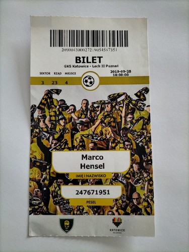 Sammler ticket gks - ticket, 19/20