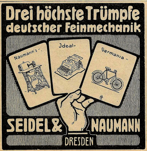 Anzeige werbung reklame - anzeige, 1907