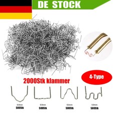 2000pcs Klammer für Schweißgerät Auto Kunststoff Reparatur KFZ Schweißen Plastik