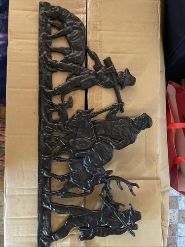 Wandbild relief jagdszene - relief,