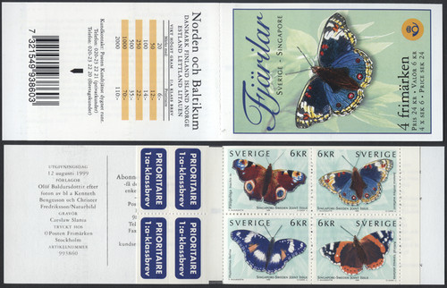 Schweden 1999 markenheftchen - schweden,