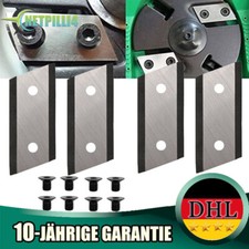 4X Häcksler Schredder Klinge Gartenhäcksler mit M6 Schraube Ersatzmesser Zubehör