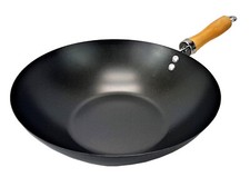 Chinapfanne Wokpfanne Bratpfanne ALPINA Asia Wok Pfanne mit Holzgriff Ø 30 cm