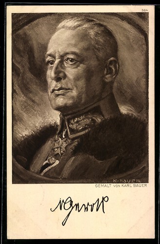 Künstler karl bauer - künstler-ak,