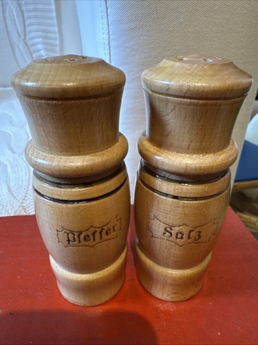 Ddr veb holz gewürzstreuer - ddr,