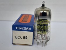 ECC85  ( 6AQ8 )  Röhre TUNGSRAM   - NEU  /  NOS  -  ECC 85