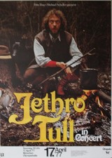 Jethro Tull,  Poster, Plakat, Live, Tour, Konzert, München, Olympiahalle, 1977