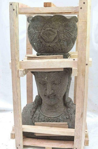 Buddha kopf aus grünem - aus,