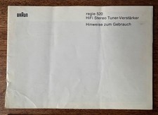 Braun receiver regie 520 - braun,