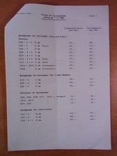 Rolex Uhren Ersatzteile. Preisliste. Preise für Einzelglieder, Preise für Ziffer