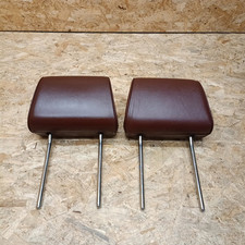 Bmw E30 Kopfstützen Satz Leder Taurusrot Original Limousine Coupe Touring