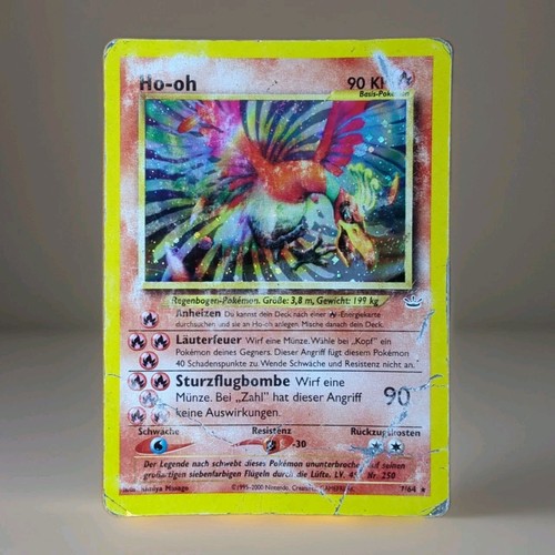 Holo pokemon karte - ho-oh,