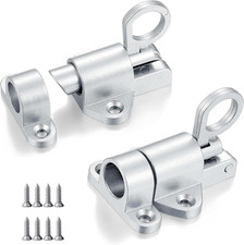 2 Stück Federverriegelung Türriegel Edelstahl Schiebetür Fenster Schrank