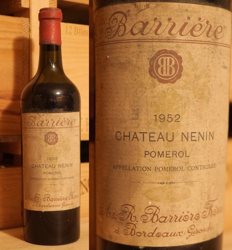 1952er chateau nenin pomerol - 1952er,