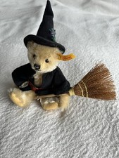 Steiff Teddy Hexe mit Besen (028670) Limited Edition