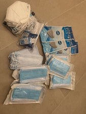 über 100 Mundschutz Maske  FFP2  Medizinische OP Atem Mund  Schutzmaske Gesicht