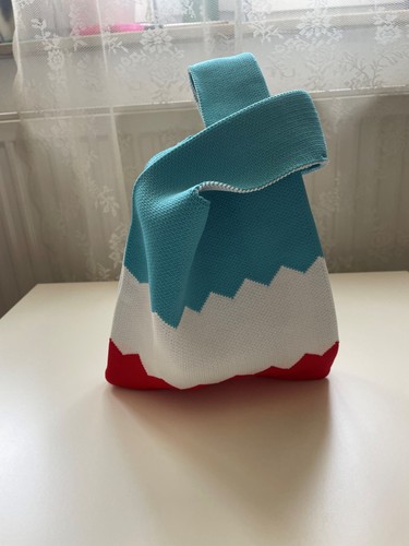 Kleine stricktasche rot - kleine,