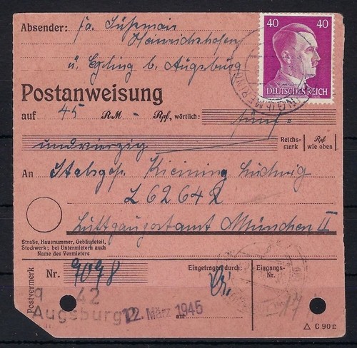 Postanweisung l62642 - fp-postanweisung,