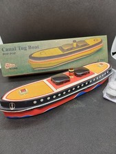 1x Kerzenboot Pop Pop Boat Knatterboot Kerzenmotor Kanalschlepper Tug  Dampfboot