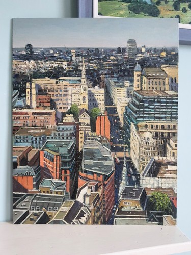 Blick auf london vom dach - vom, der