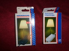 REV/düwi Schnur-Zwischendimmer, Elektr. Helligkeitsregler, 20-500W, schwarz/weiß