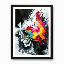 Abstraktes Gemälde 1455