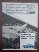 Saab V4, trips, Werbung advert pubblicità Reklame, 1968
