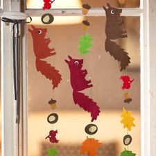 Bastelset - Erstes Fädeln Filzgirlande Eichhörnchen 4010168286488