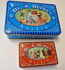 2 x Dose Blechdose Dr. Oetker