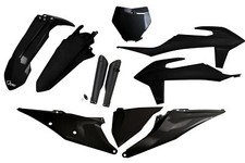 UFO Plastikkit Verkleidungssatz Plastik Satz KTM SX SX-F 2019-2022 schwarz