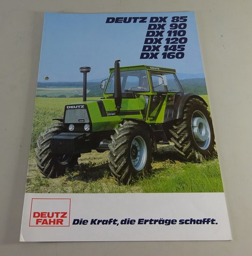 Prospekt broschüre deutz dx - /,