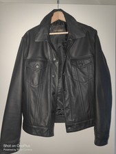 Trussardi Echt  Lederjacke Herren Größe 50