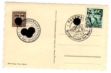 Sudetenland RUMBURG 2 auf blanko-Karte (DA2478