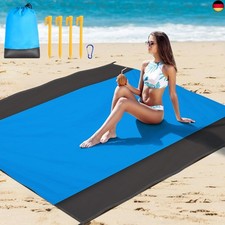 Stranddecke Sandfrei Strandtuch XXL 210x200 cm - Sandfreie & Sandfeste
