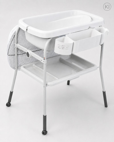 Baby wickeltisch mit badewanne - wickeltisch,