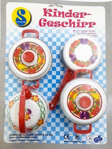Blechspielzeug geschirr - blechspielzeug,