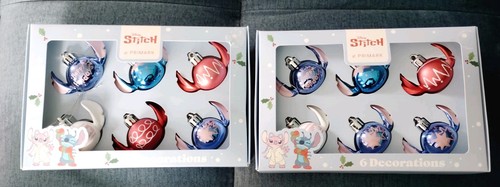 Disney ornament set stitch - disney,
