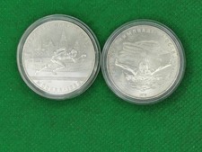 1 und 5 Rubel Münzen